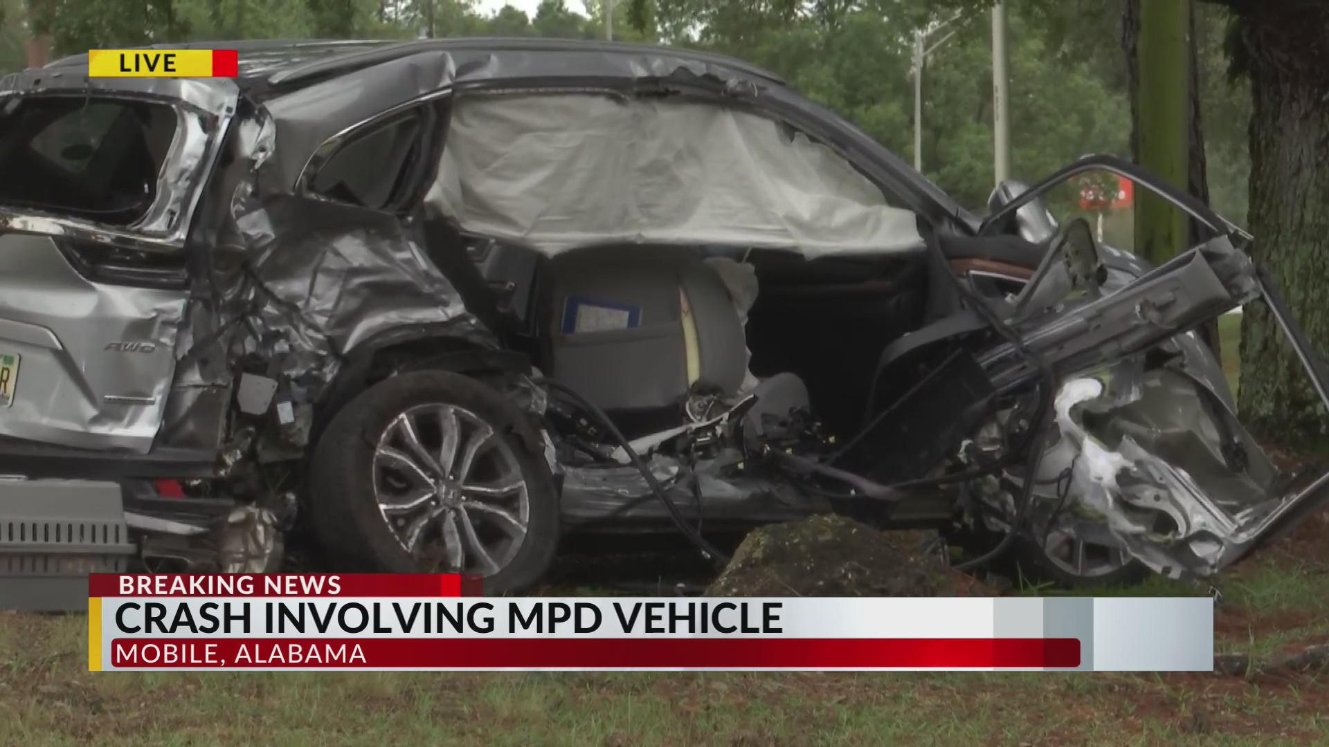 Crash involving MPD vehicle – WKRG News 5