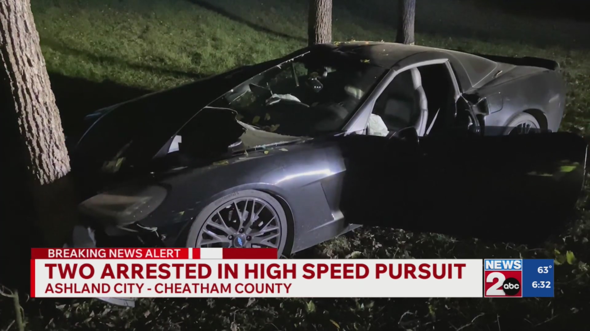 2 arrested after high speed pursuit in Ashland City – WKRN News 2