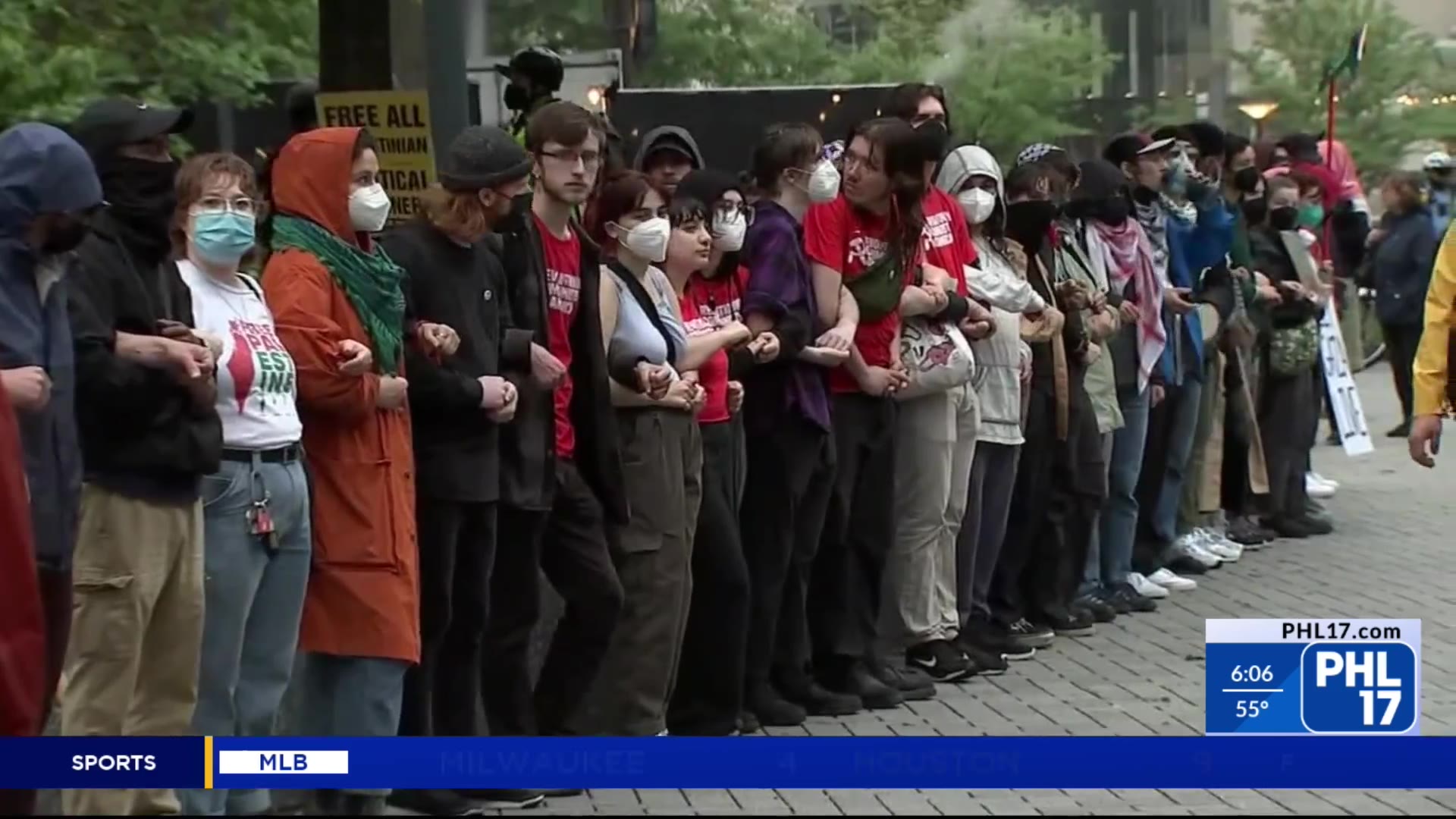 Pro-Palestinian protesters set up a new encampment at Drexel University ...