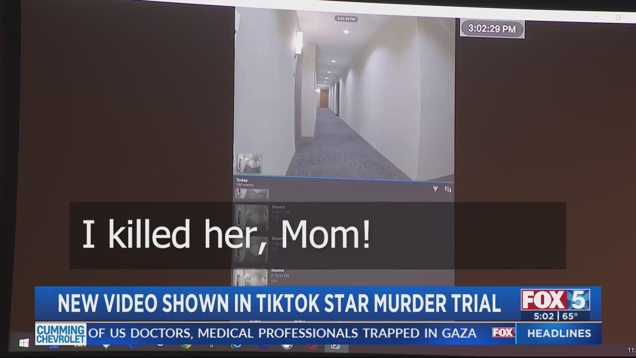 New Video Shown In Tiktok Star Double Murder Trial Fox 5 San Diego