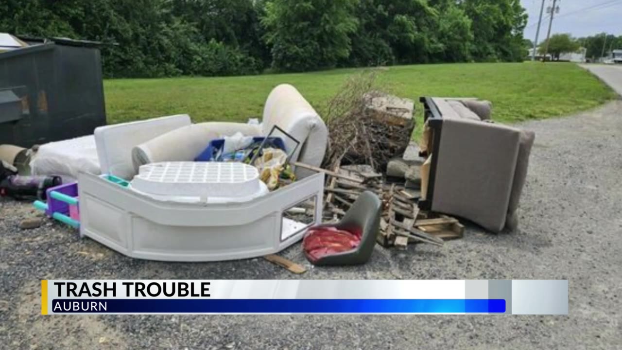 Auburn recycling site home to growing mound of trash WANE 15