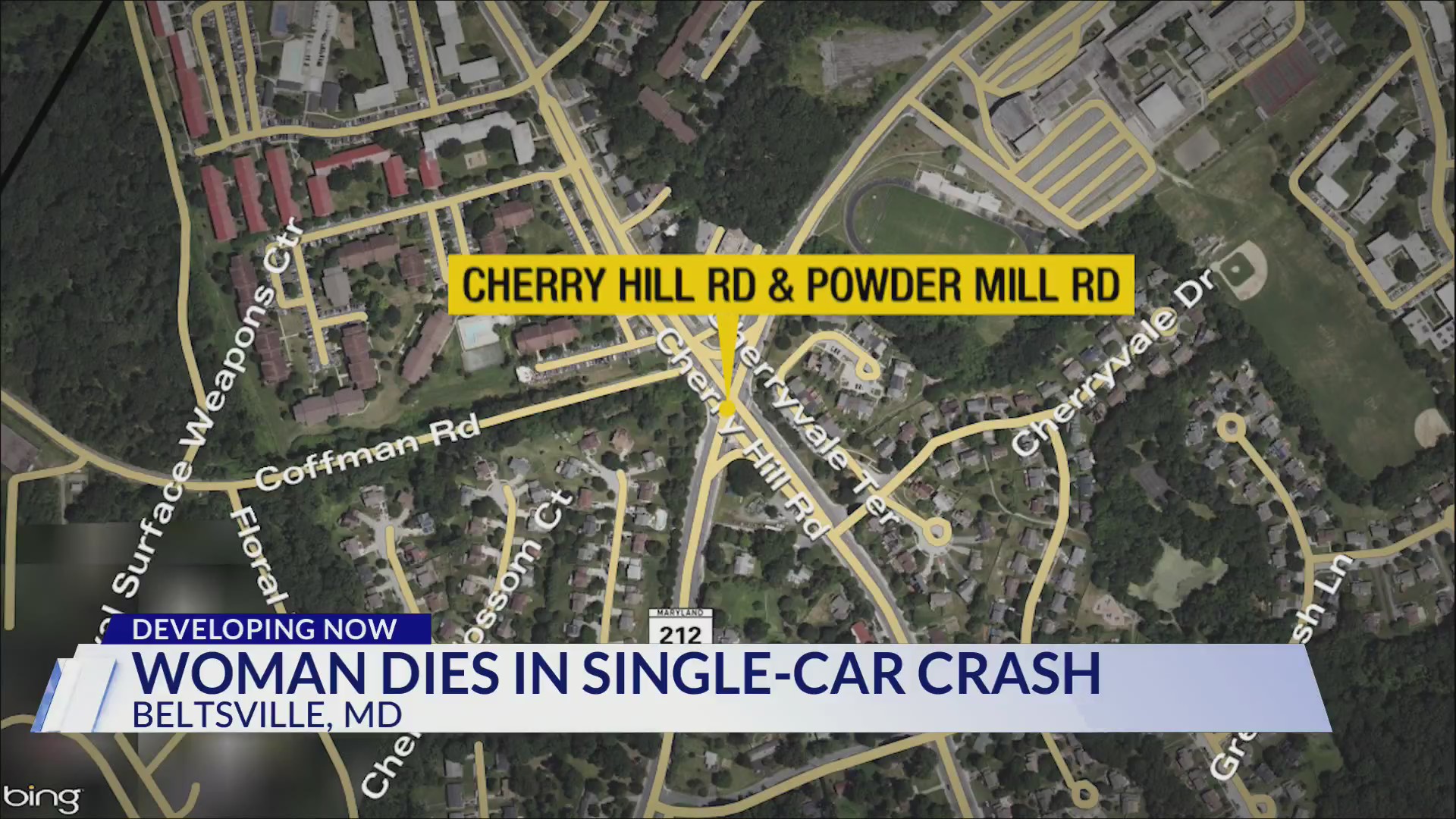 Woman Dies in Single-Vehicle Crash in Beltsville - DC News Now | DC ...