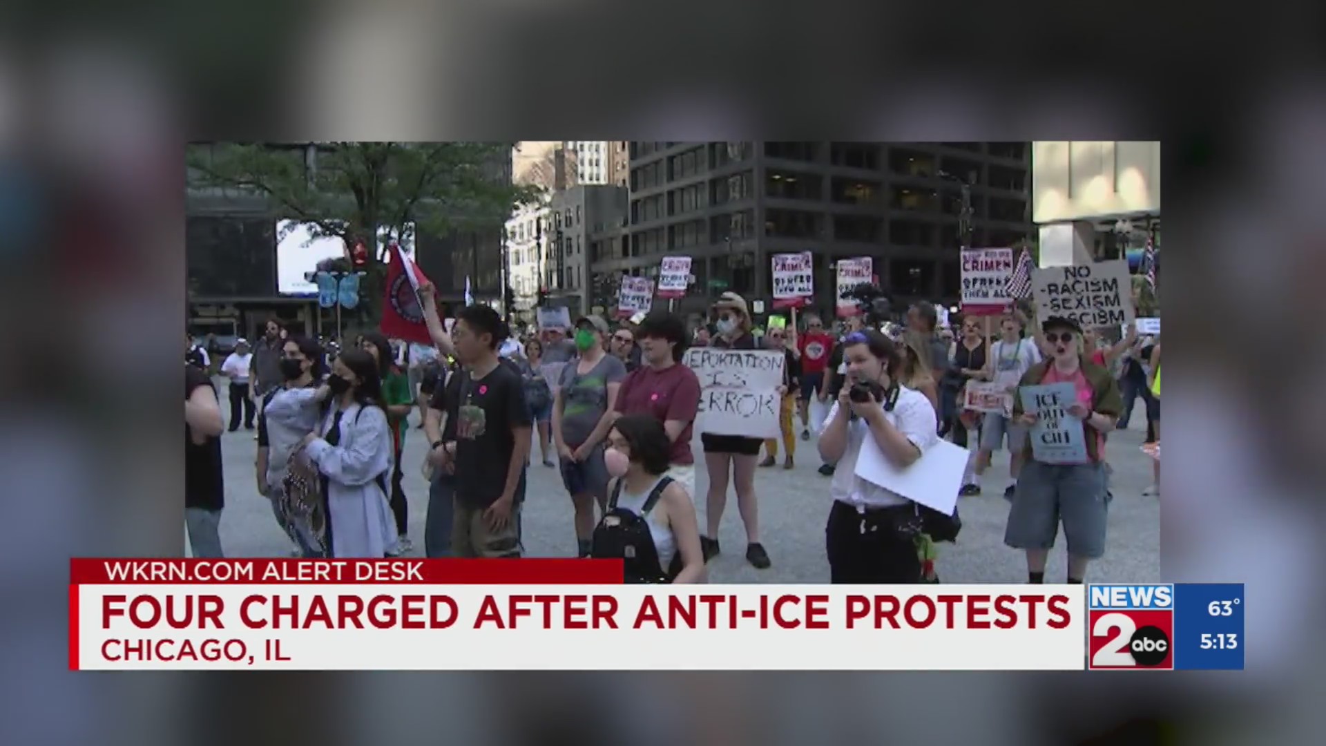 4 face federal charges after anti-ICE protests in Chicago – WKRN News 2