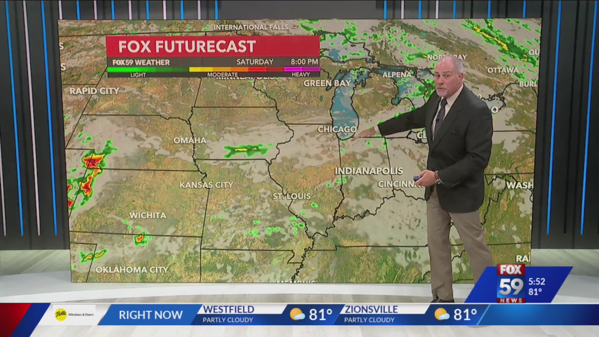 Mild pattern continues but a few showers are possible to open the ...