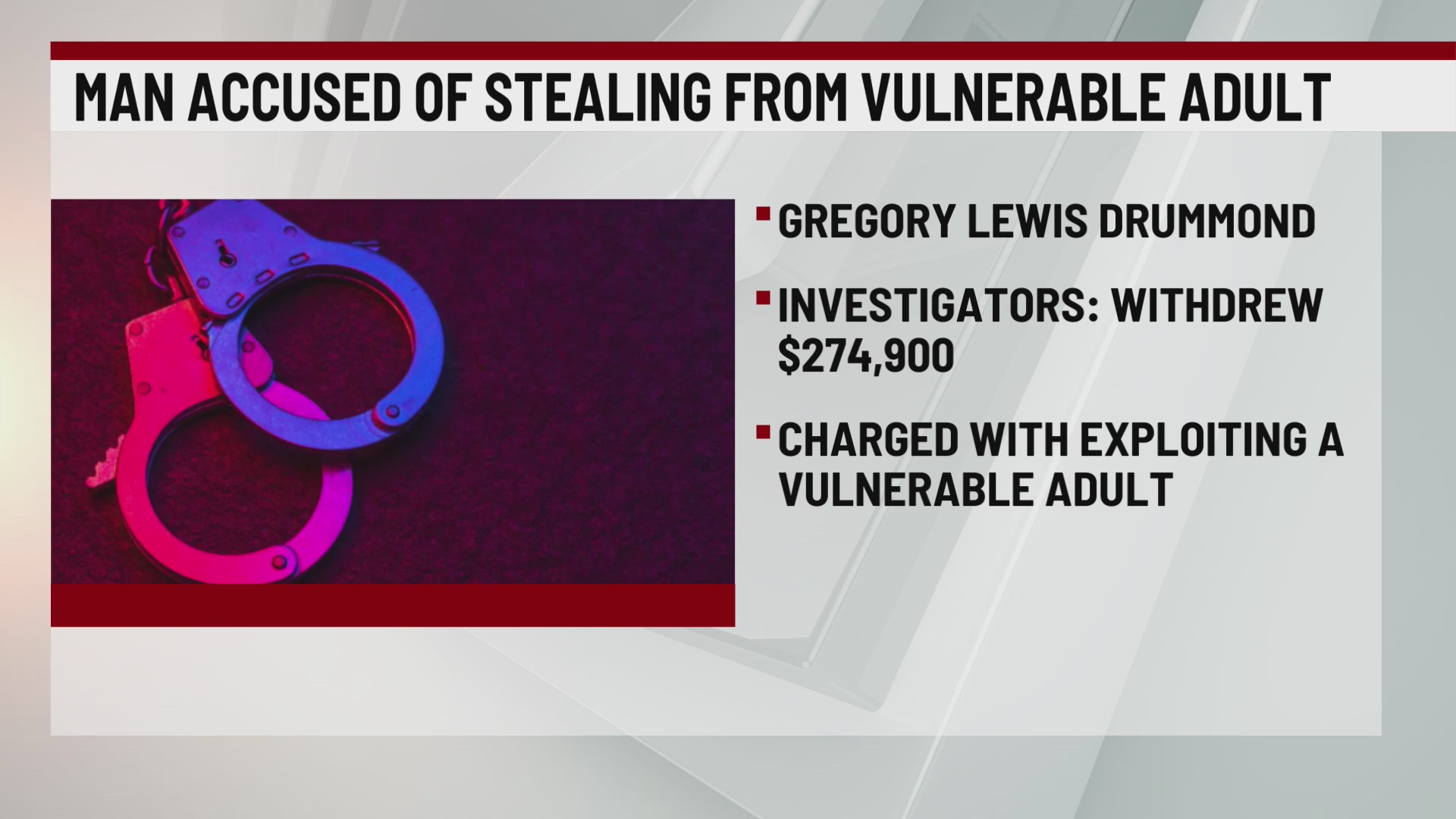 Upstate man accused of stealing nearly $275,000 from nursing home ...
