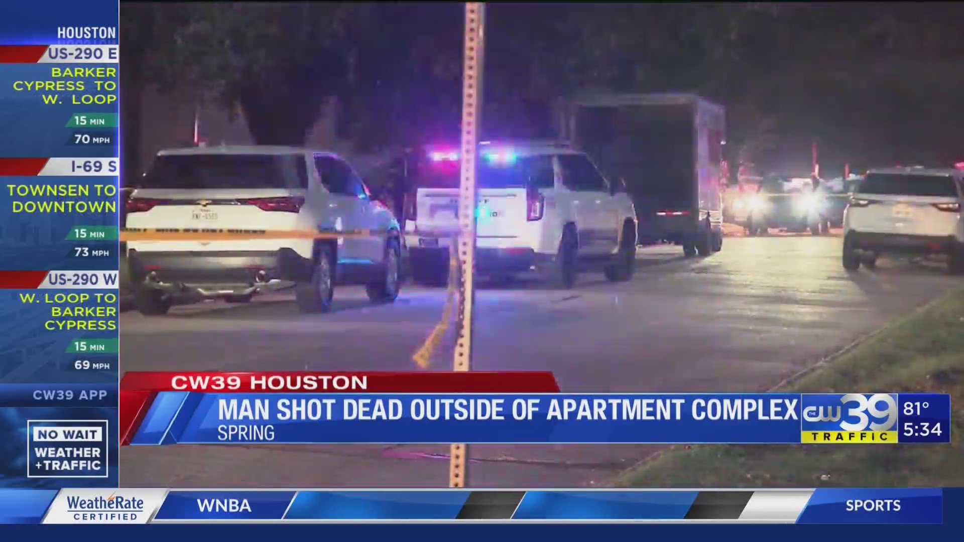 Man shot dead outside Spring apartment complex | CW39 Houston – CW39 ...