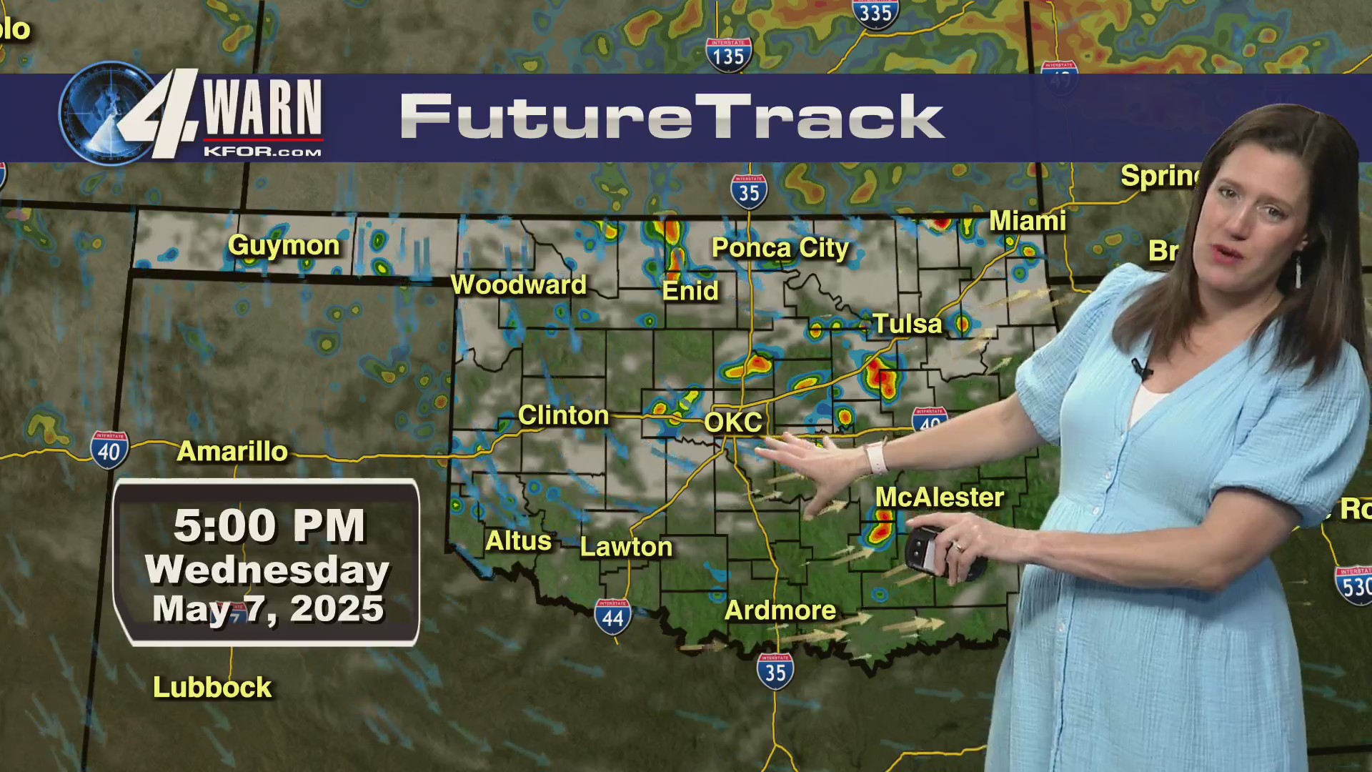 Emily Sutton details storm timing through Thursday (5/7/25 6:15AM ...