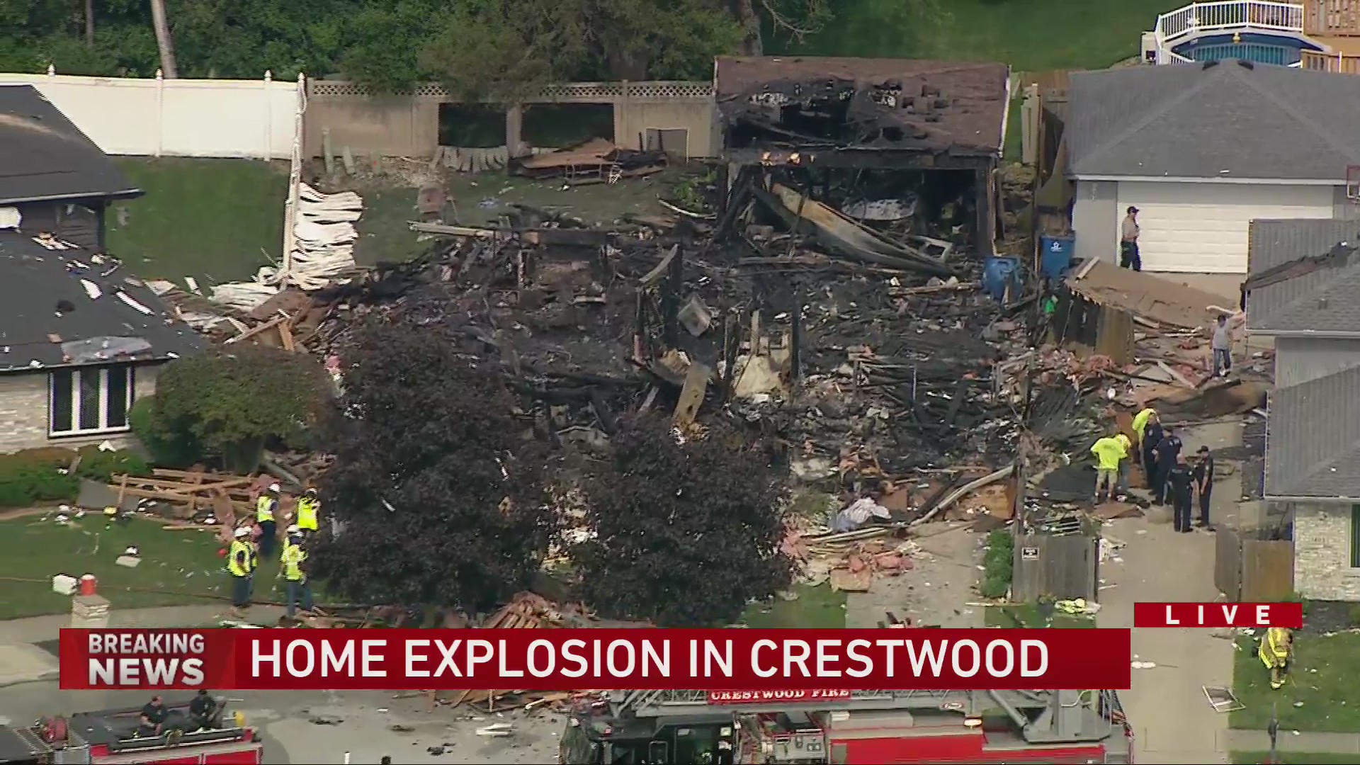 Investigation underway after apparent home explosion in Crestwood – WGN-TV