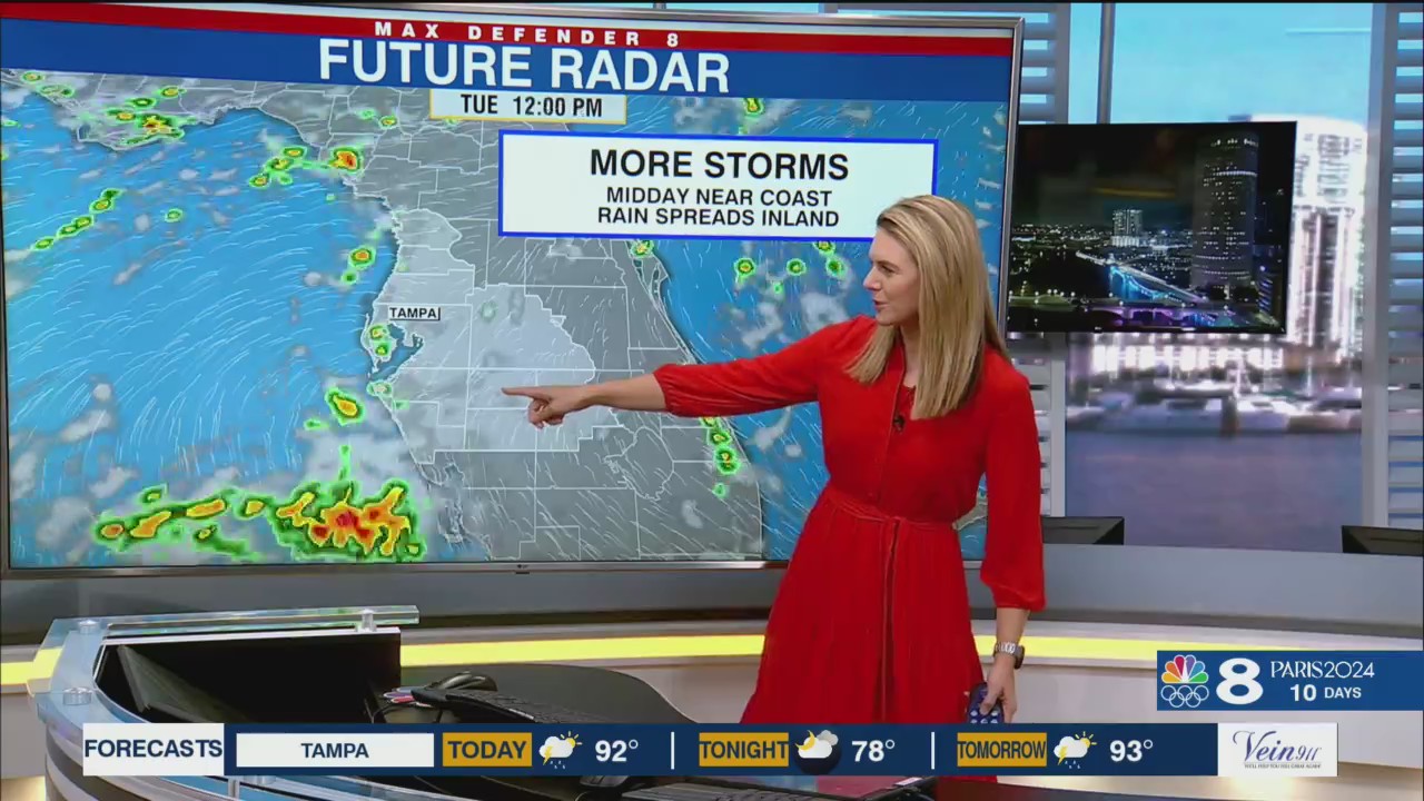 More storms develop this afternoon – WFLA