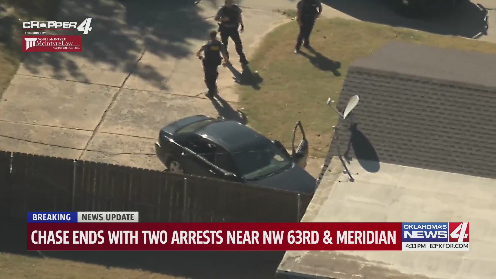 Chase ends with two arrests near NW 63rd & Meridian – KFOR.com Oklahoma ...