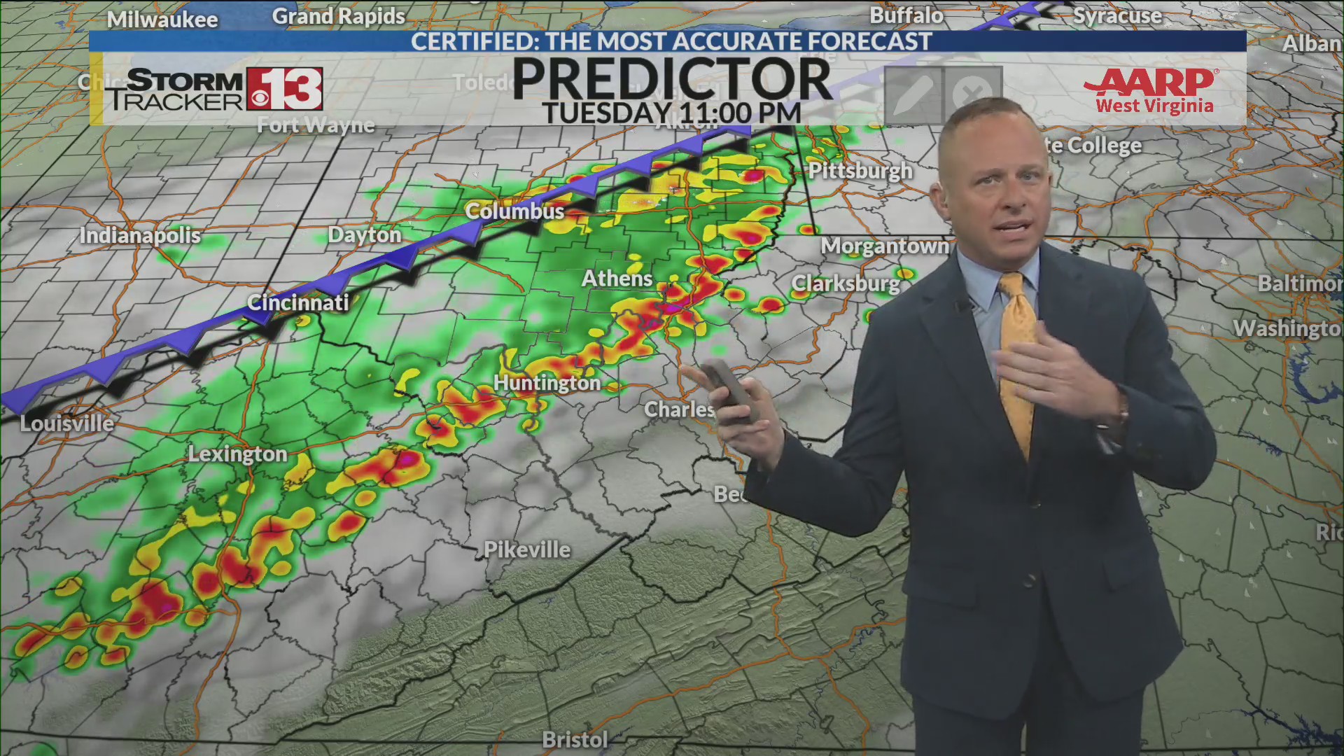 Toasty Monday & severe storms Tuesday! – WOWK 13 News