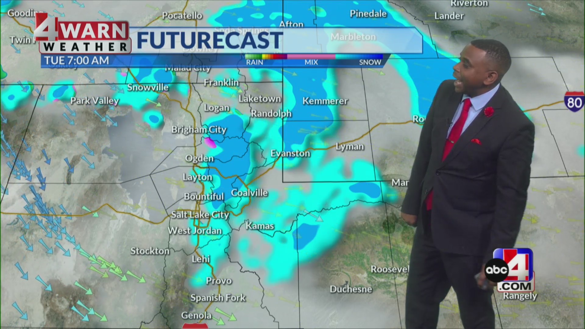 Valley rain and mountain snow showers up north – ABC4 Utah