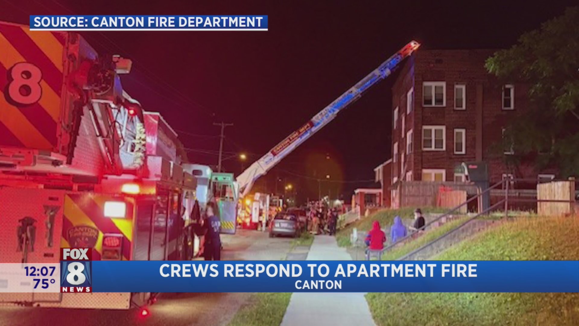 Canton apartment fire – Fox 8 Cleveland WJW