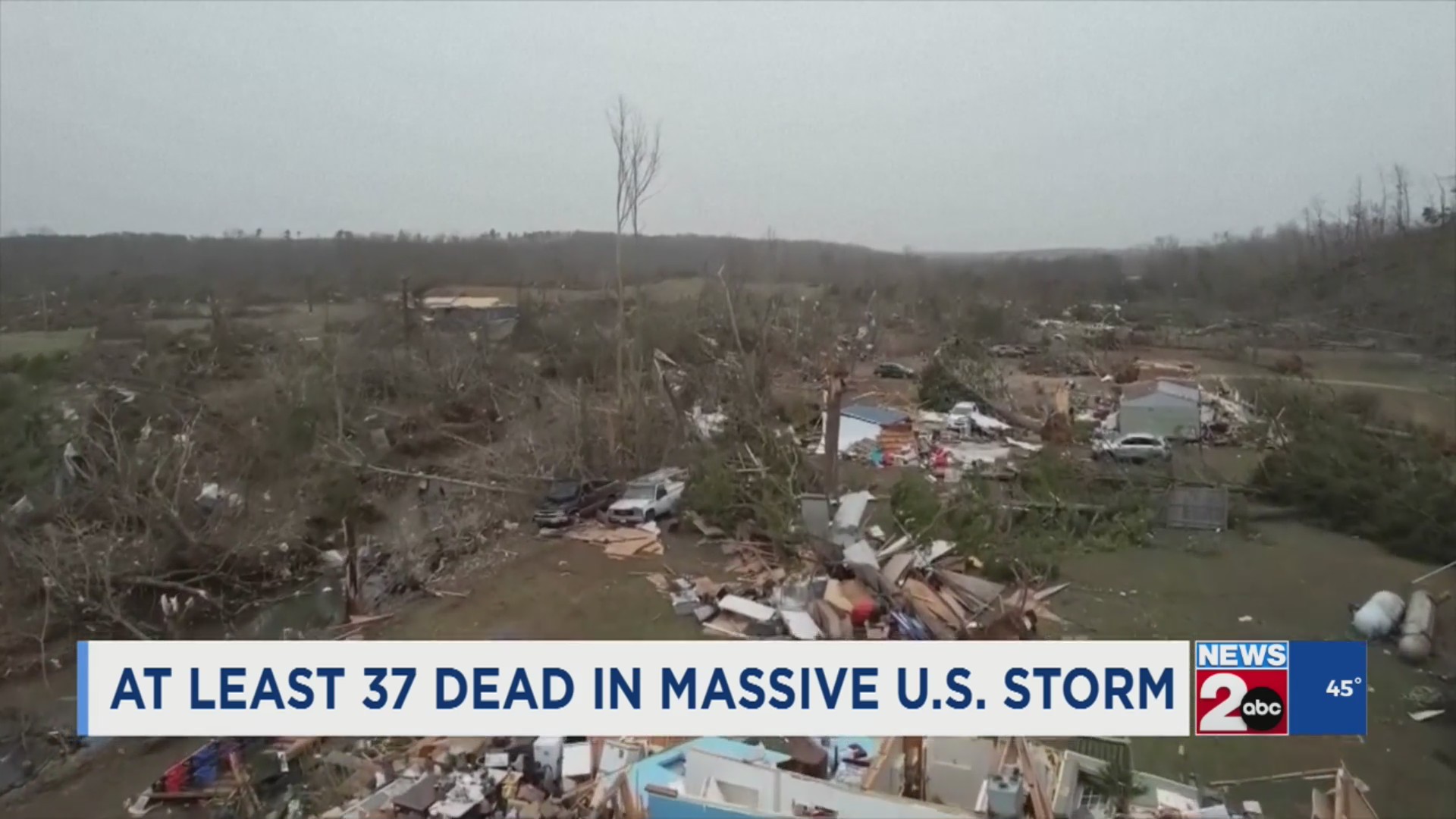 At least 37 dead after tornadoes, wildfires and dust storms wreak havoc ...