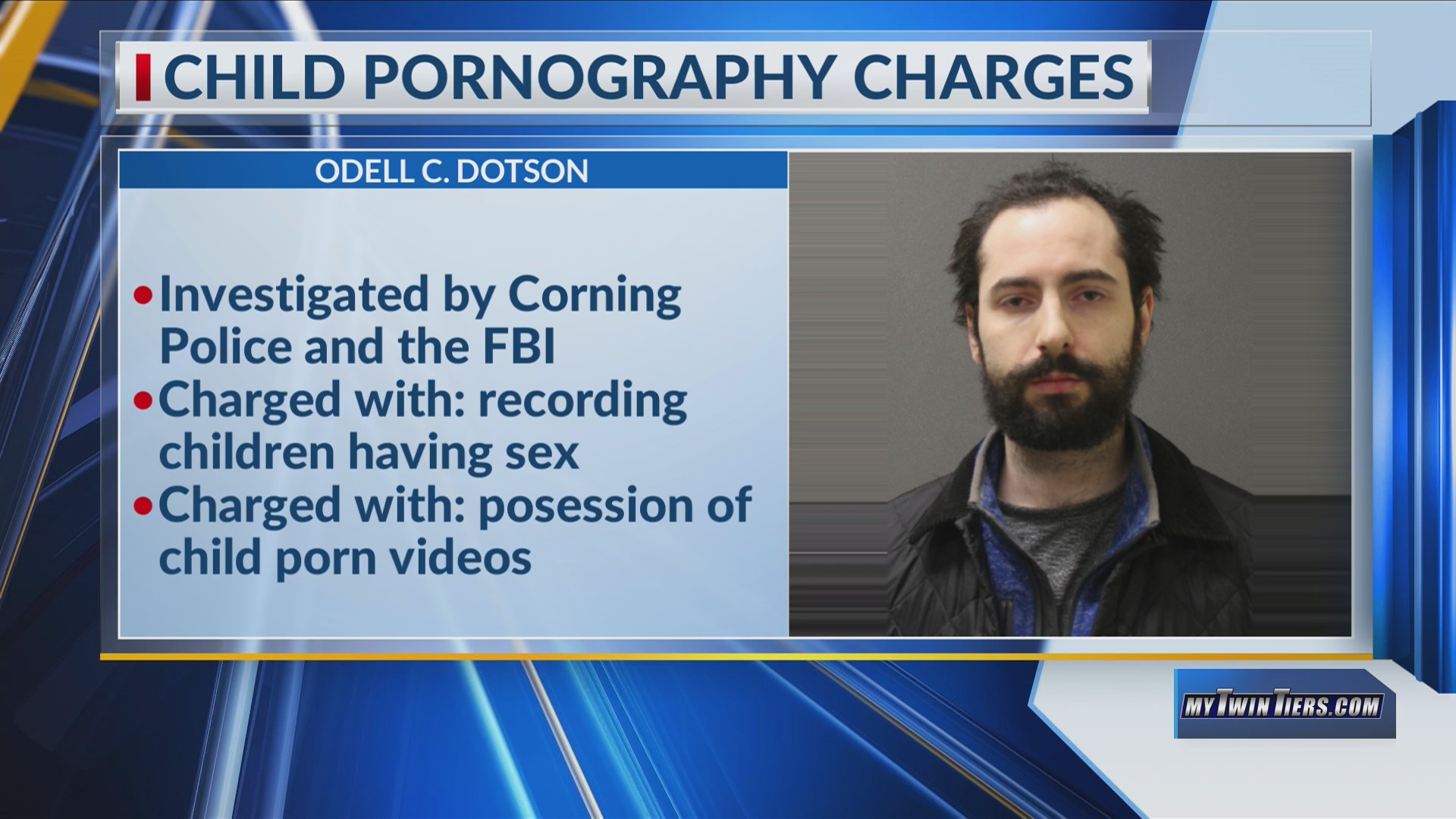 Corning man arrested on child pornography charges following ...