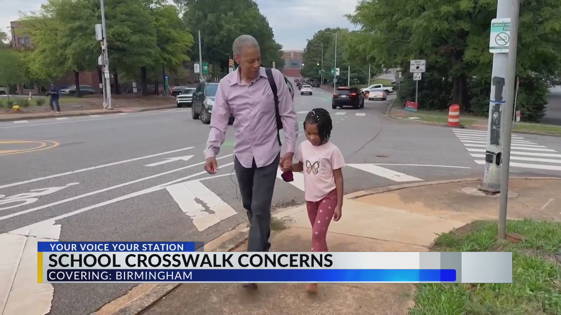 Lack of crosswalks concerns parents at Birmingham alternative school