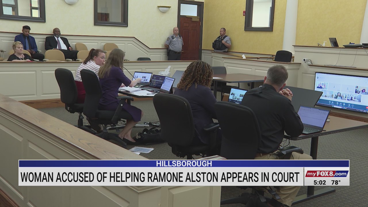 Woman accused of helping Ramone Alston appears in court – FOX8 WGHP