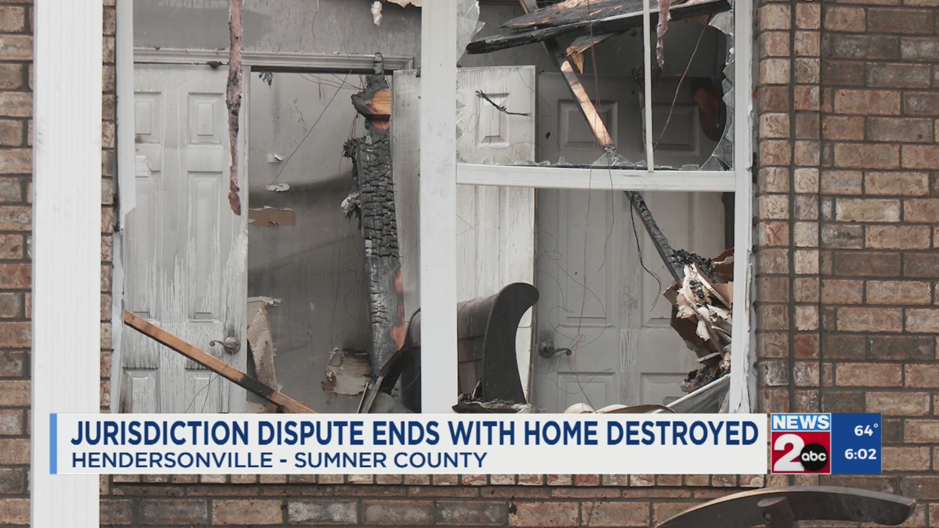Jurisdiction dispute ends with home destroyed – WKRN News 2