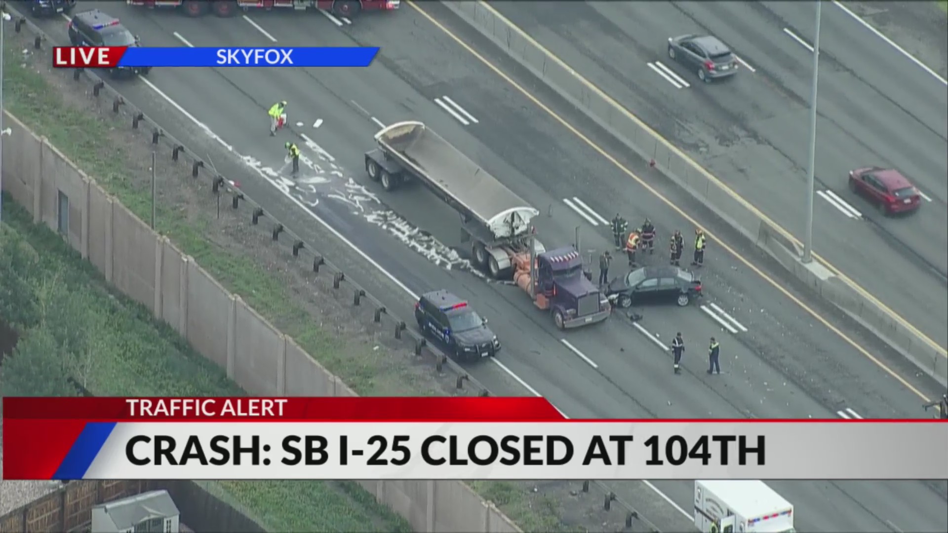 I-25 southbound near Northglenn closed after crash – FOX31 Denver