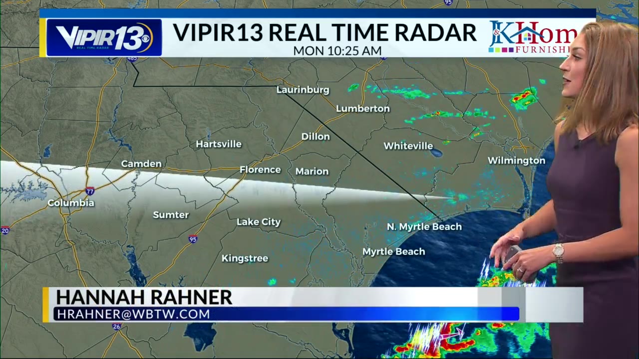 A cold front brings rain and a break from the humidity – WBTW