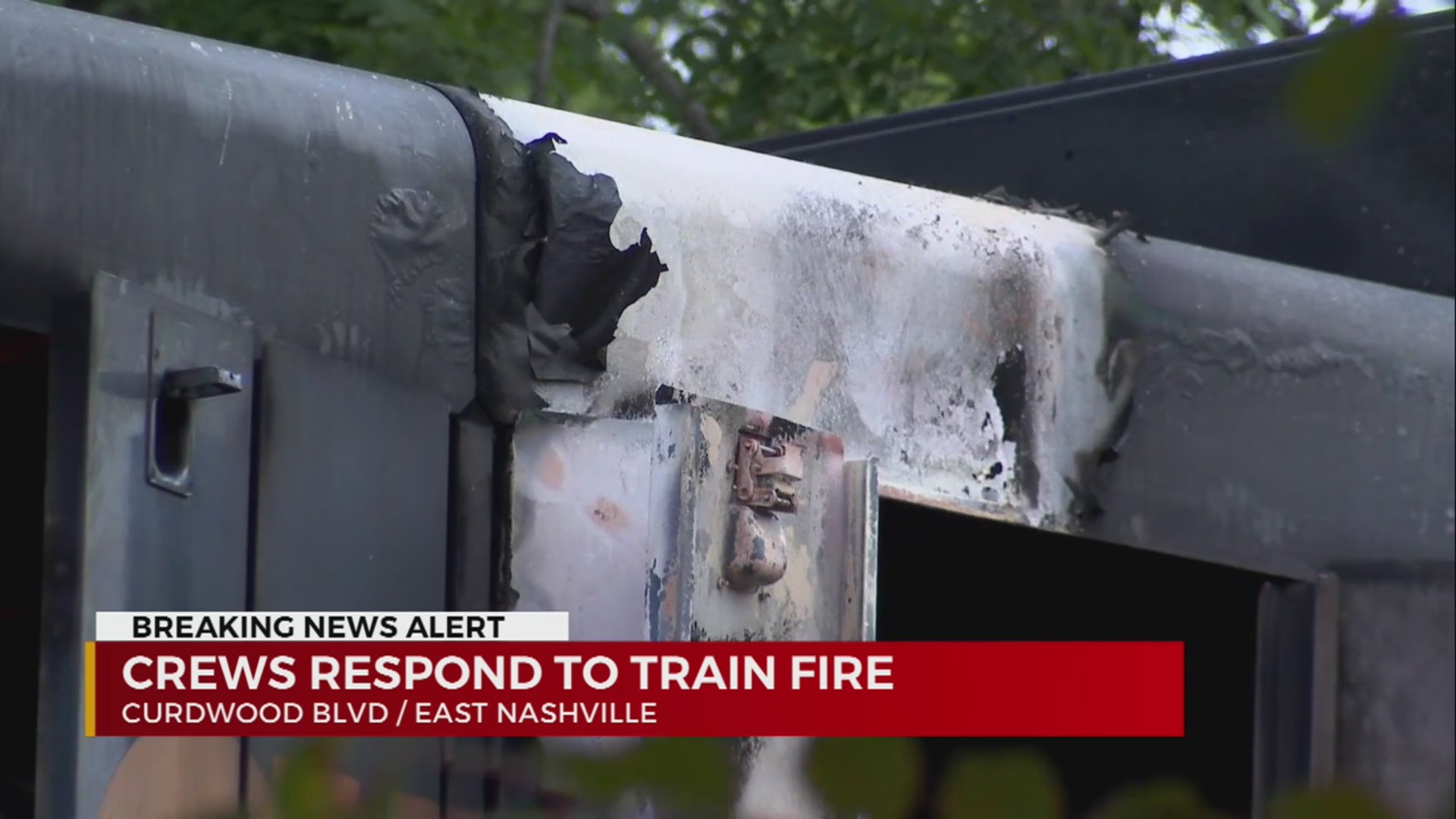 Crews extinguish small train fire in East Nashville – WKRN News 2