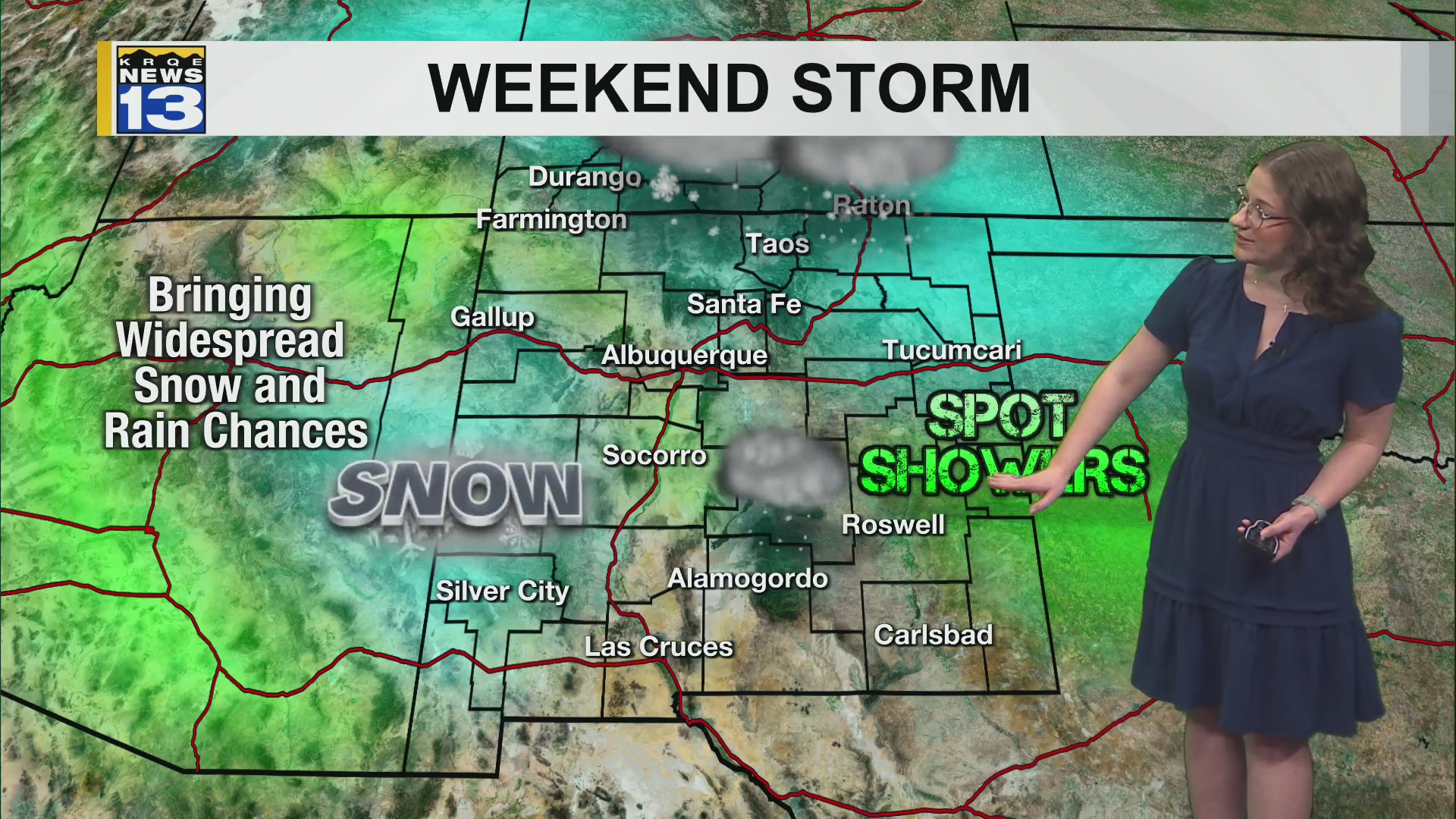 Late week storm moves in – KRQE NEWS 13 – Breaking News, Albuquerque ...