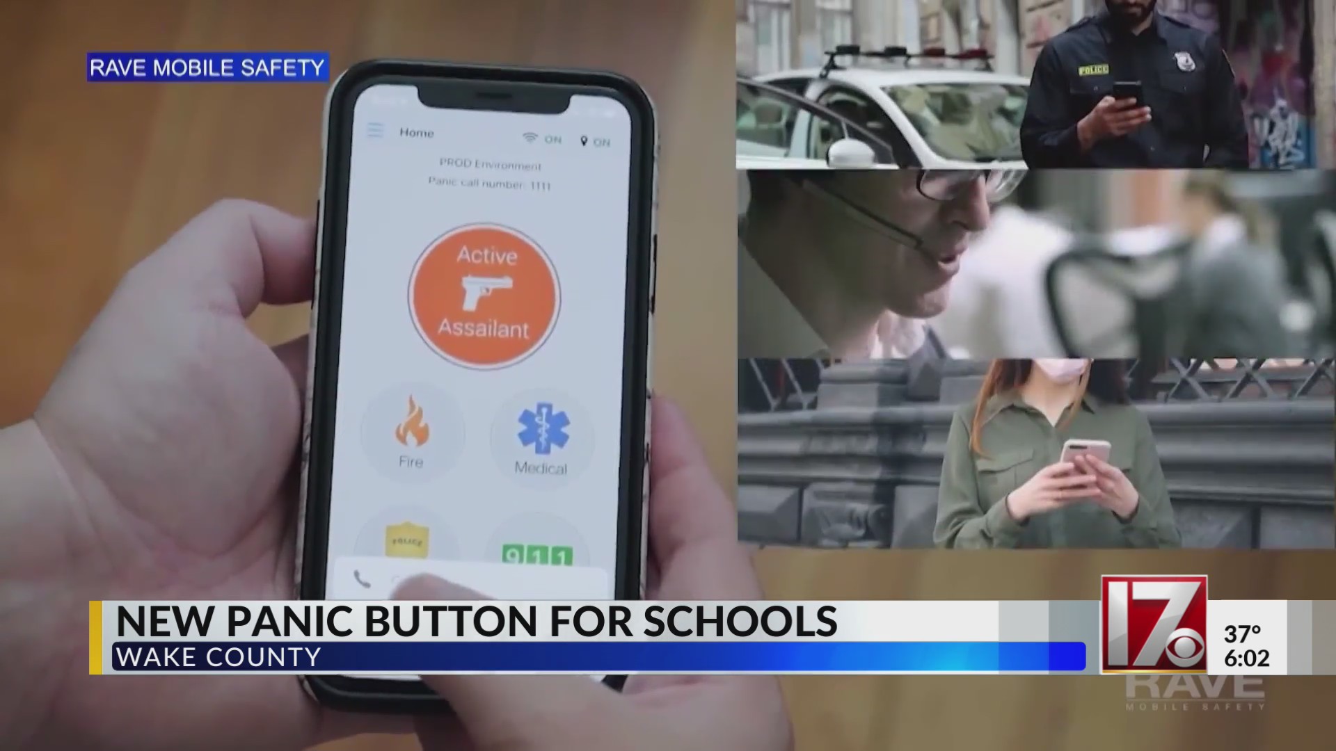 New panic button for schools in Wake County – CBS17.com