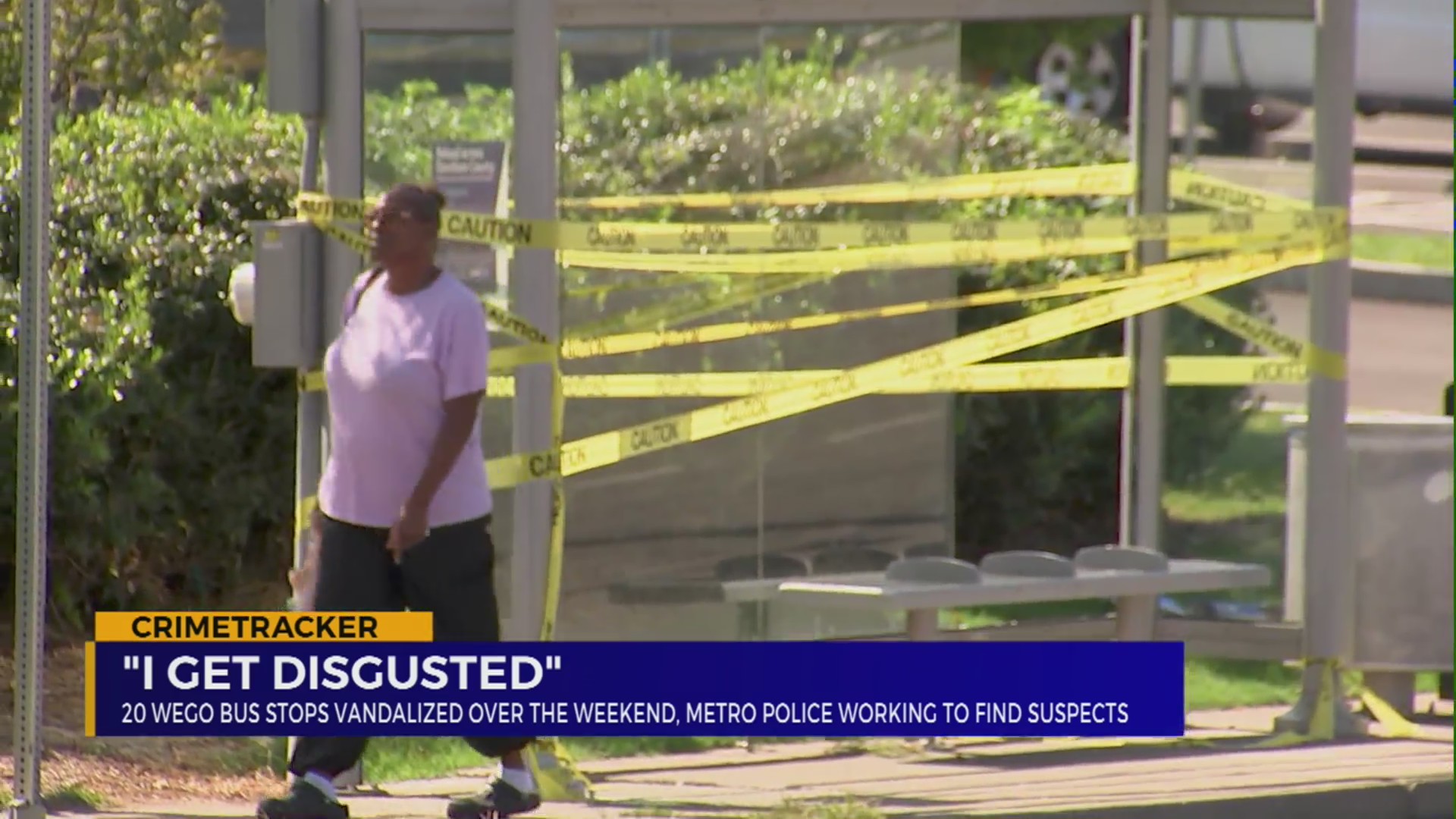 At least 50 WeGo bus shelters vandalized in the span of 3 weeks – WKRN ...