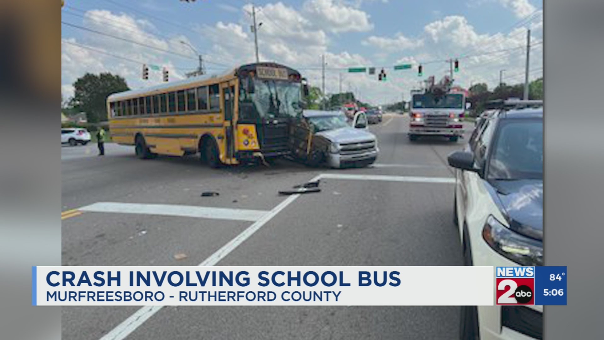 Crash involving school bus in Murfreesboro – WKRN News 2