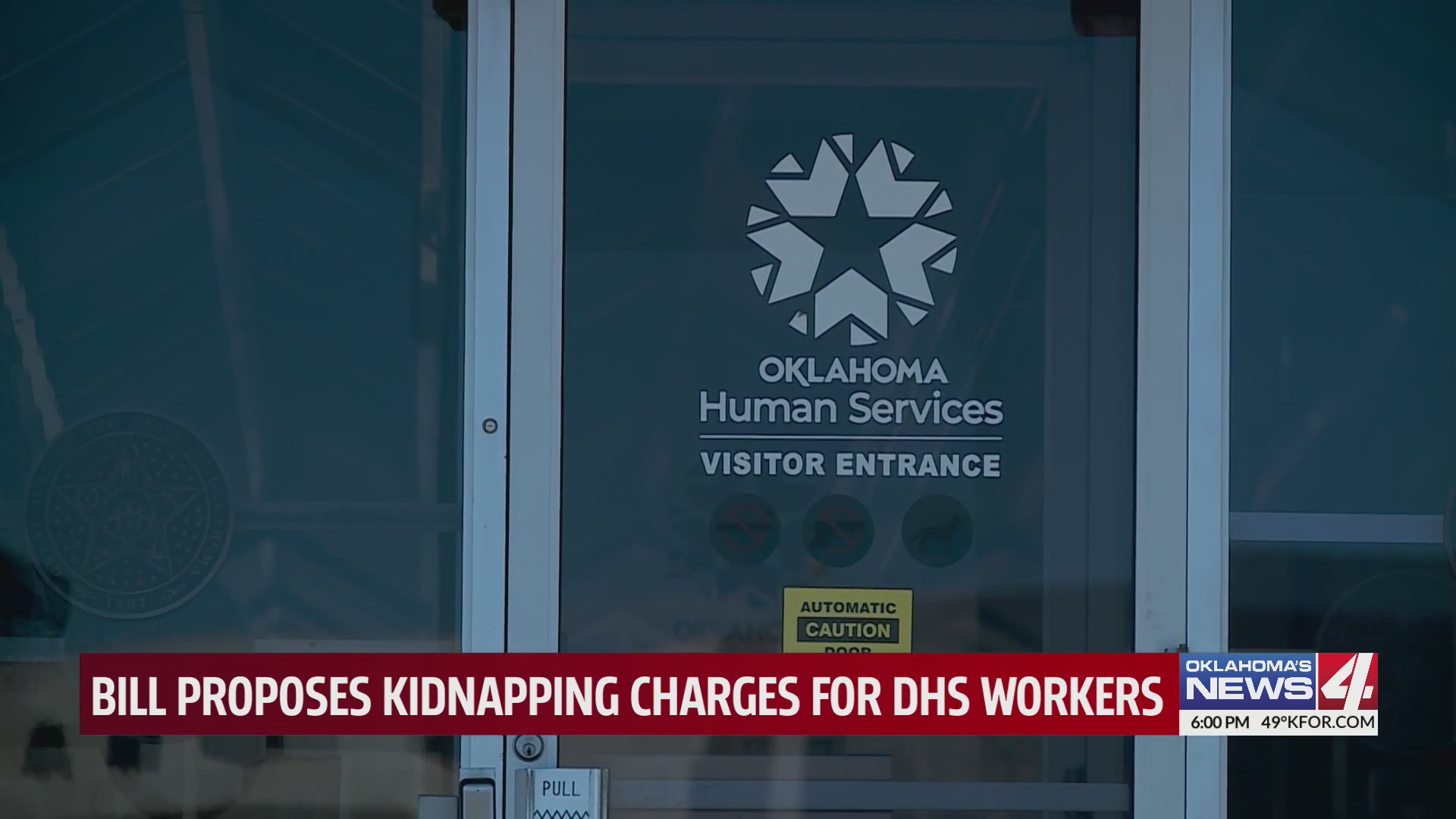 Bill proposes kidnapping charges for DHS workers – KFOR.com Oklahoma City
