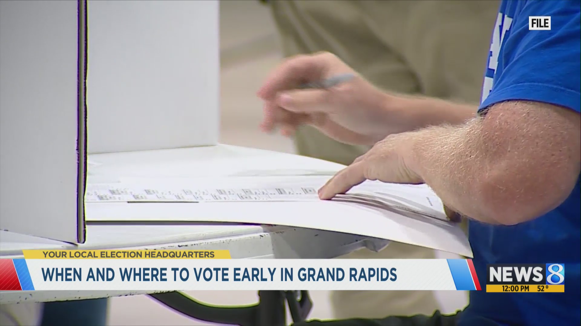 When and where to vote early in Grand Rapids in the presidential ...