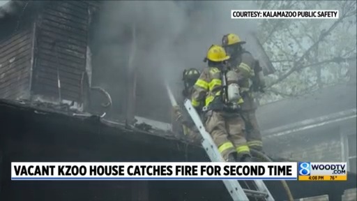 Vacant Kalamazoo house catches fire for second time – WOODTV.com
