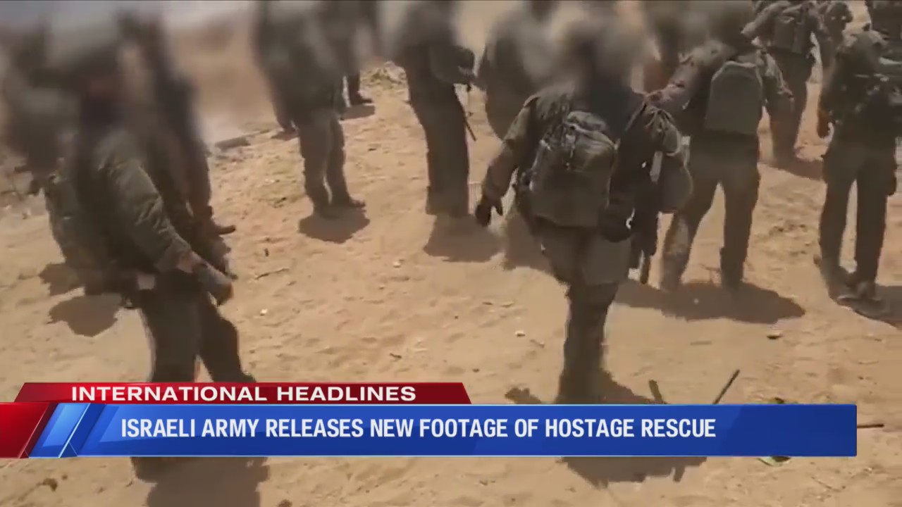 Israeli army releases new footage of hostage rescue – WFXRtv