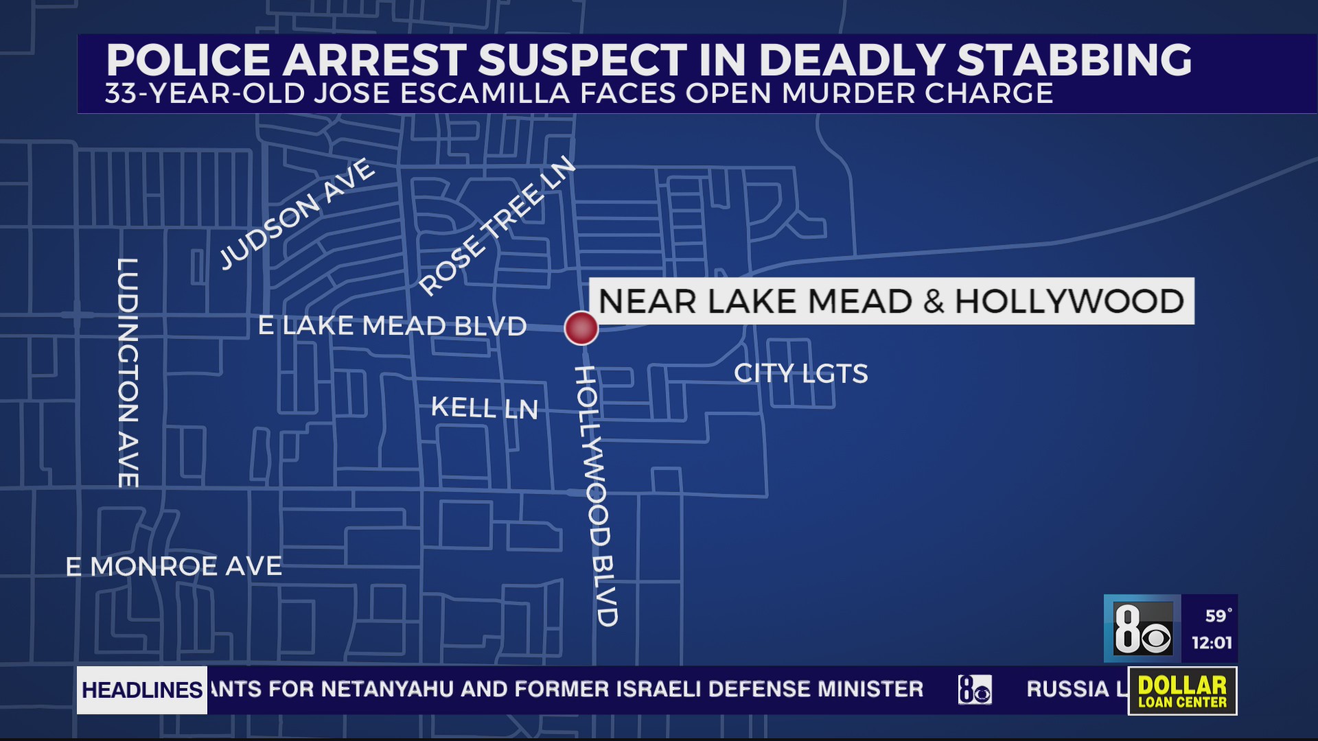 Las Vegas police arrest suspect in deadly stabbing – KLAS
