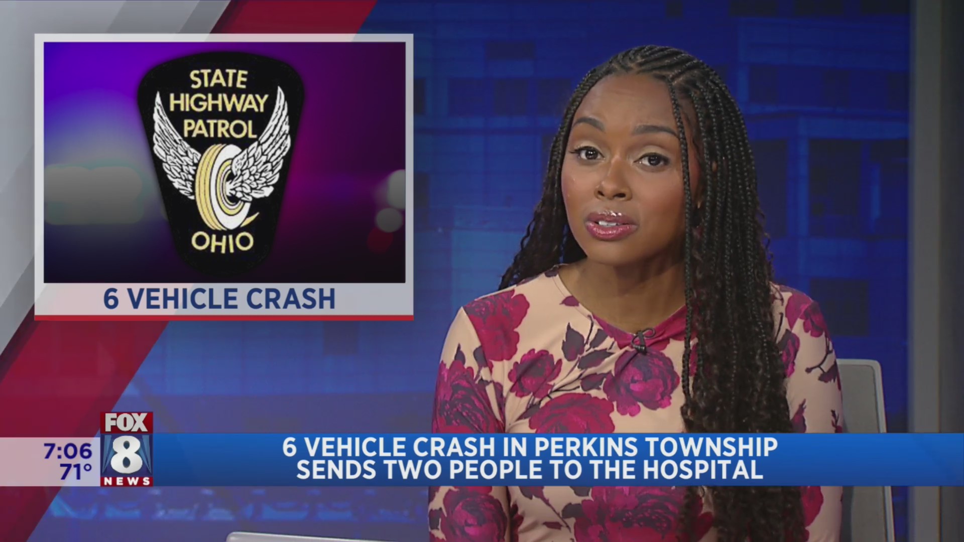 6 vehicle crash sends 2 people to hospital – Fox 8 Cleveland WJW