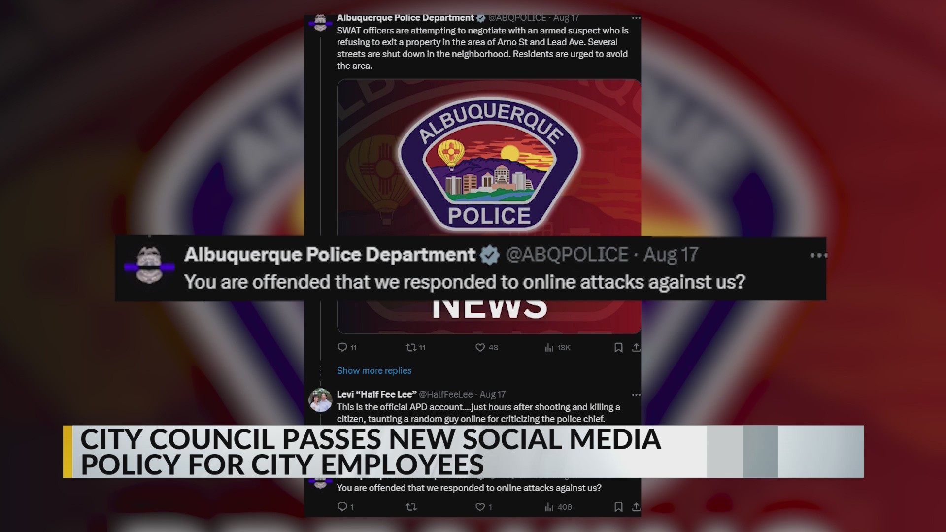 Albuquerque City Council passes bill on social media policy – KRQE NEWS ...