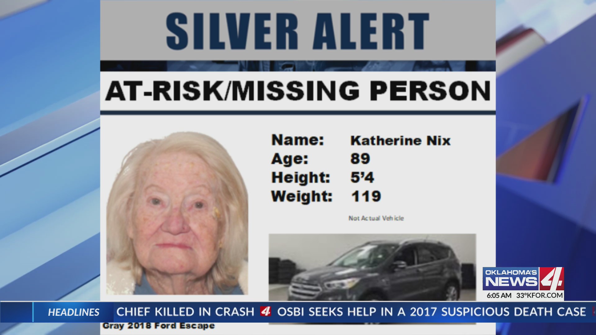 Silver Alert issued for missing 89-year-old woman from Moore – KFOR.com ...