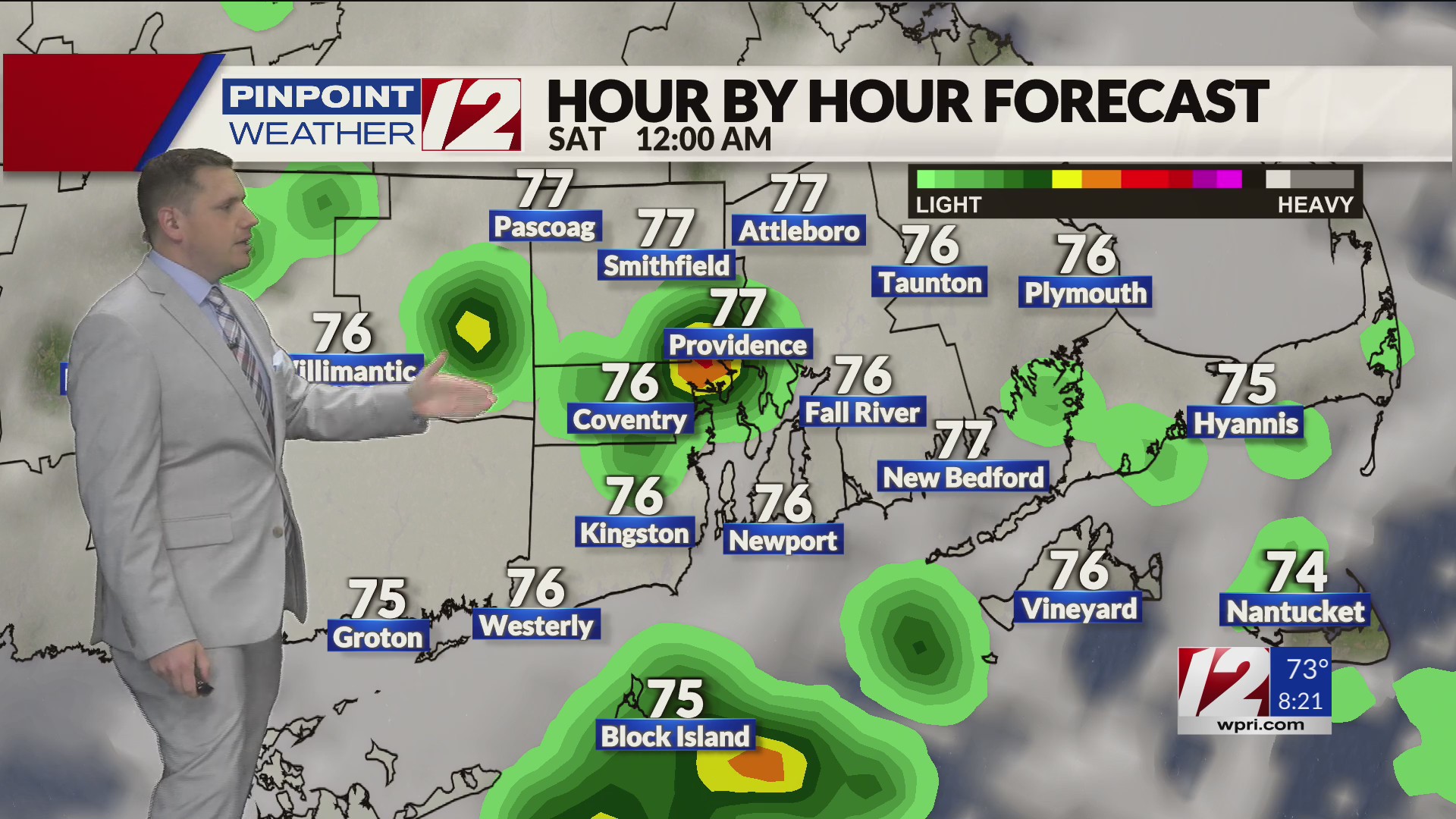 WPRI 12 Weather Forecast 8/2/24: Heat, Humidity Continue Today Into ...