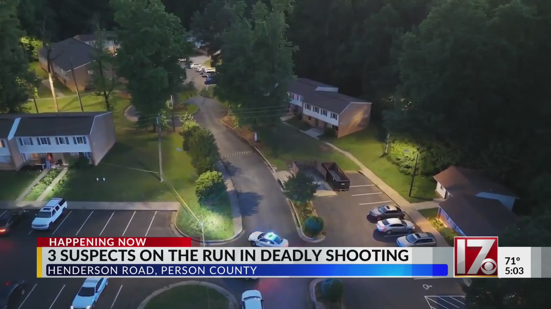 3 suspects on the run after deadly shooting in Person County – CBS17.com