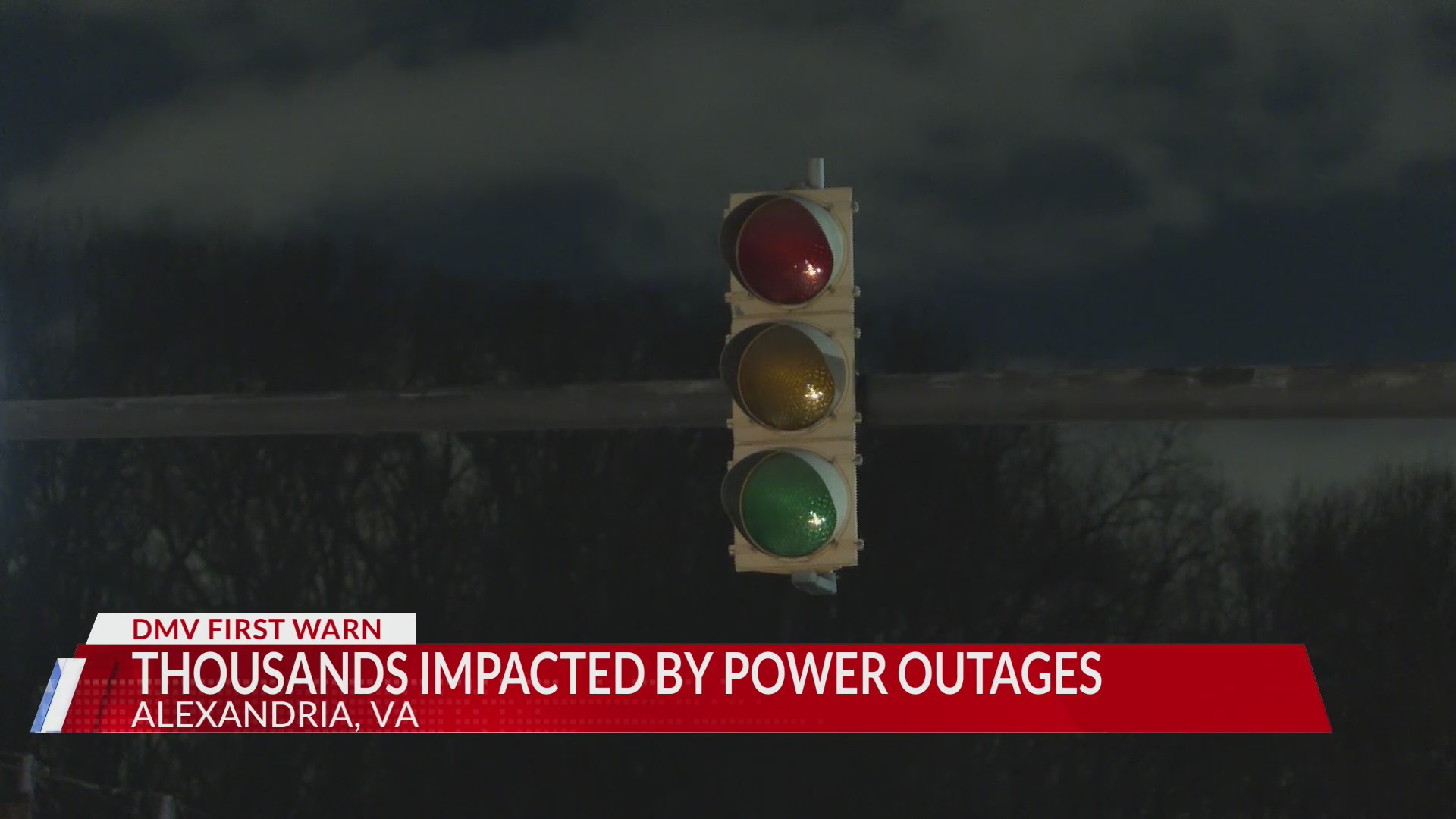 High winds impact traffic, leaves thousands without power across DMV ...