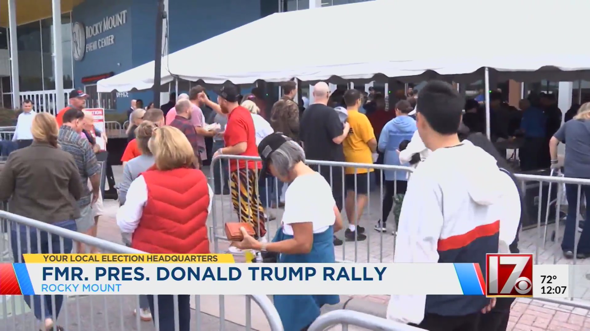 Former President Trump presidential rally in Rocky Mount – CBS17.com