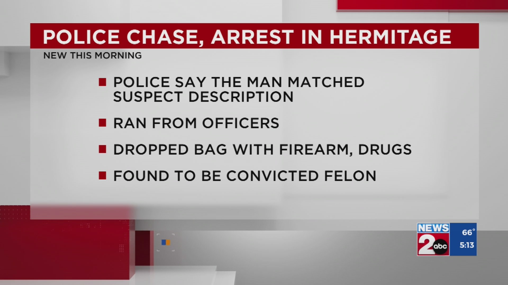 Police chase, arrest after shooting in Hermitage – WKRN News 2