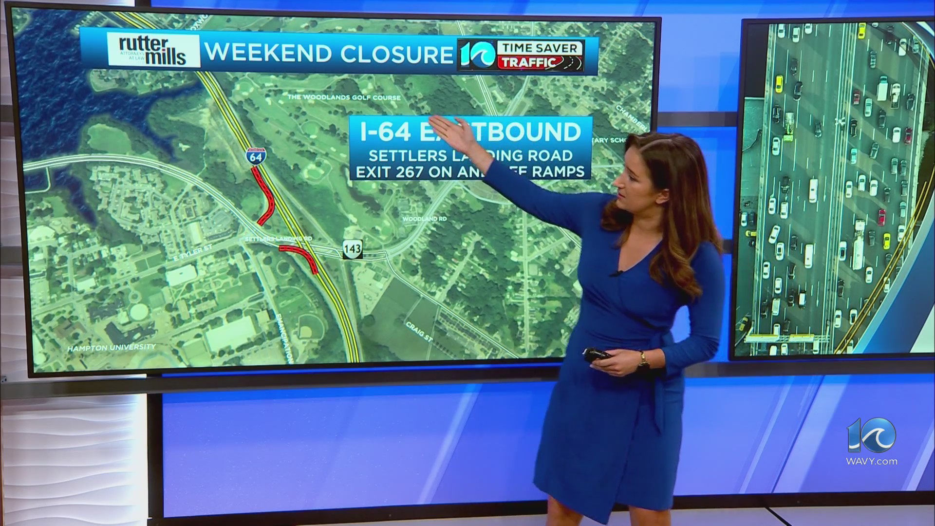 Traffic to shift on I-64 in Hampton this weekend – WAVY.com