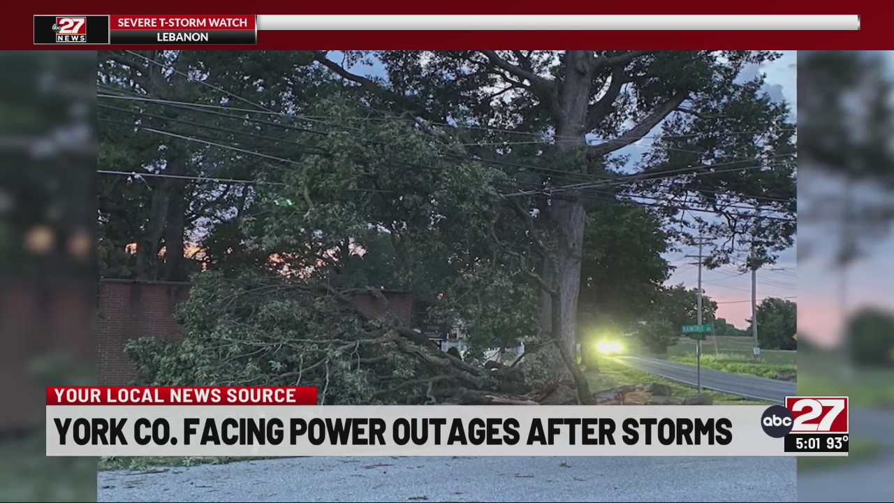 Thousands without power across Central Pennsylvania after heavy storms ...