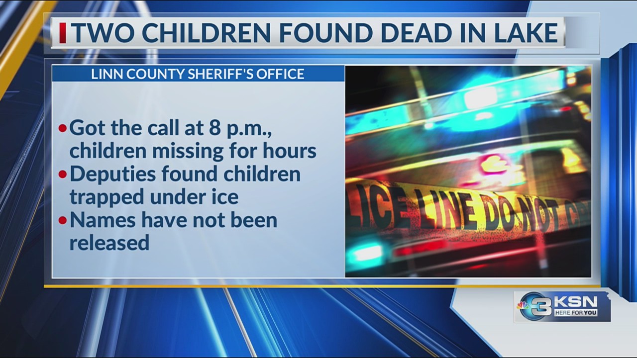 2 children found dead after being trapped in icy Kansas lake – KSN-TV