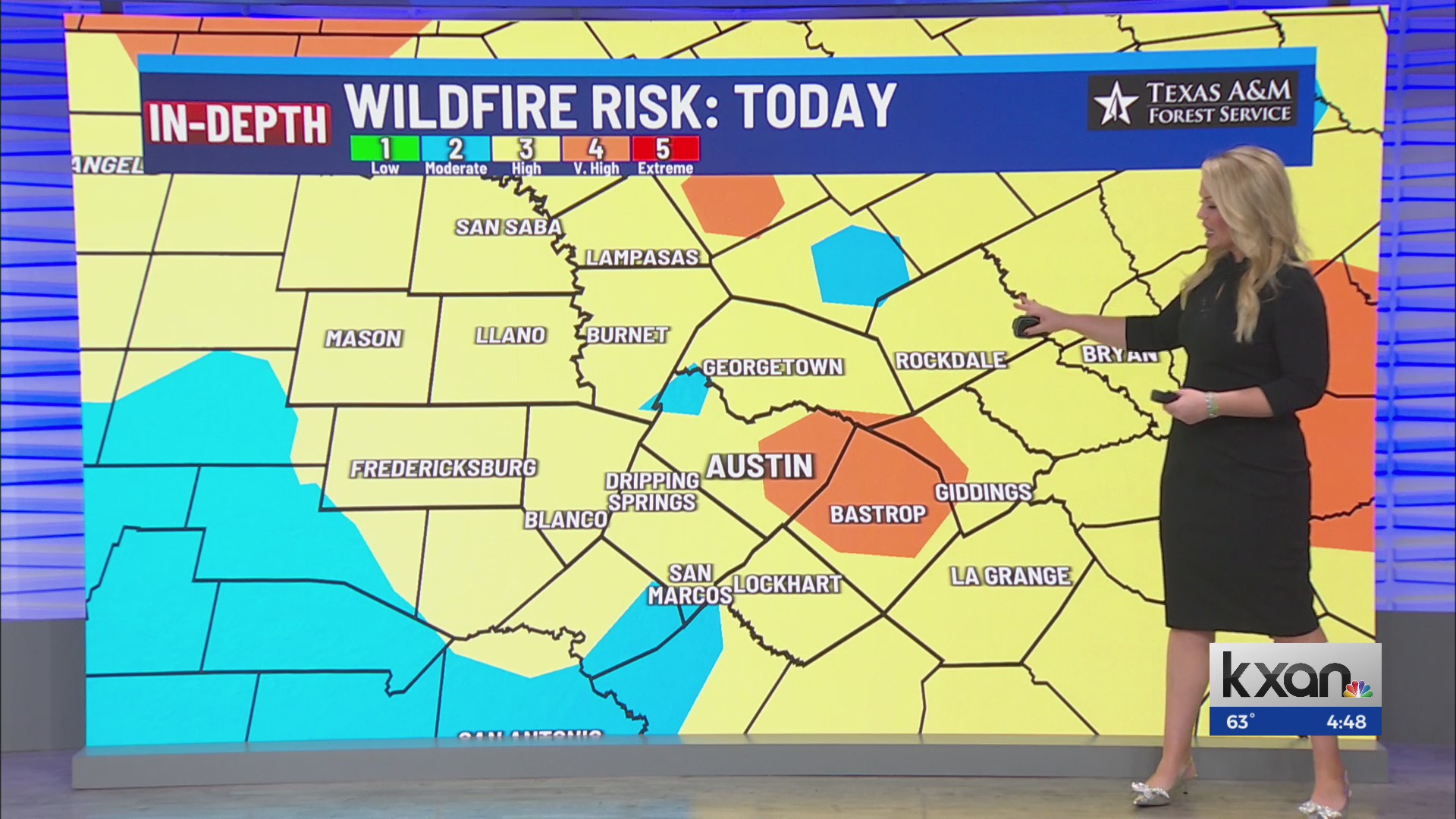 Gusty winds fuel elevated wildfire concerns | Oct. 20 forecast – KXAN ...