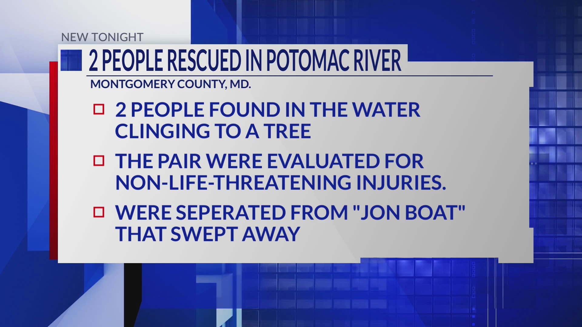 Two people rescued in Potomac River – DC News Now | DC, Virginia ...