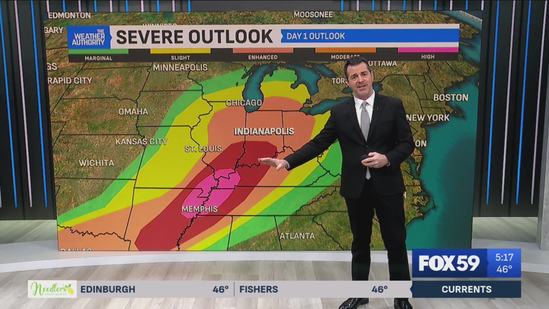 Heightened severe weather threat tonight; all modes in play across the ...