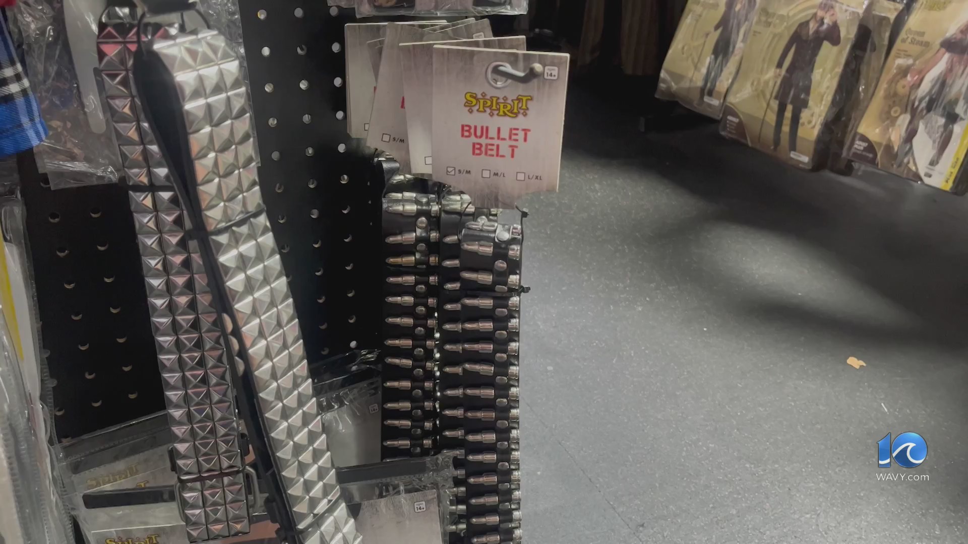 Tone deaf? Area Halloween stores sell bullet belts CBS 42