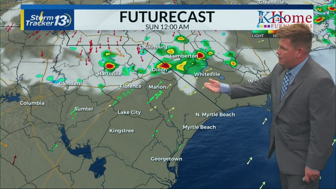 Storms moving through – WBTW